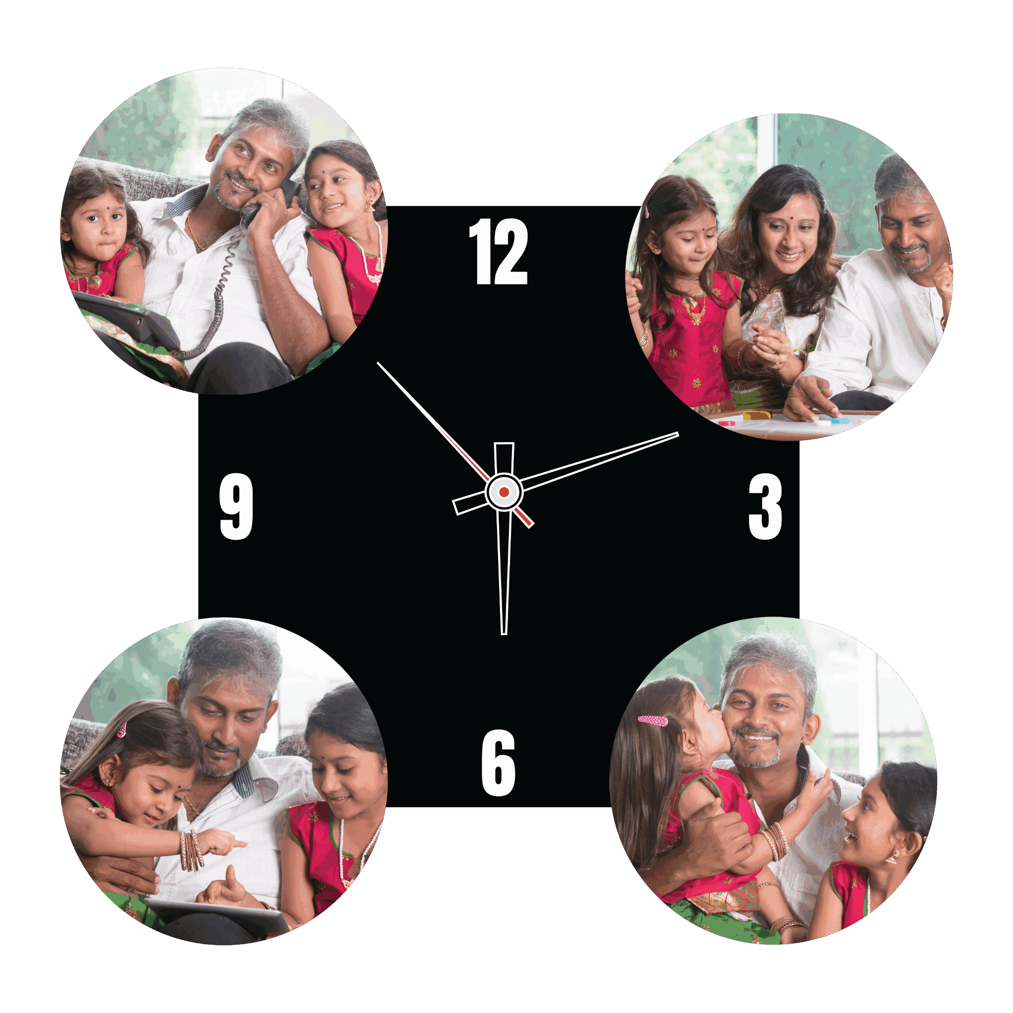 Four Corners of Love Clock