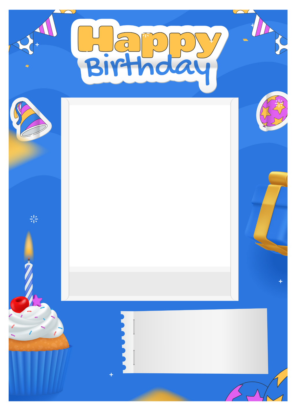 Signature Birthday Photo Canvas