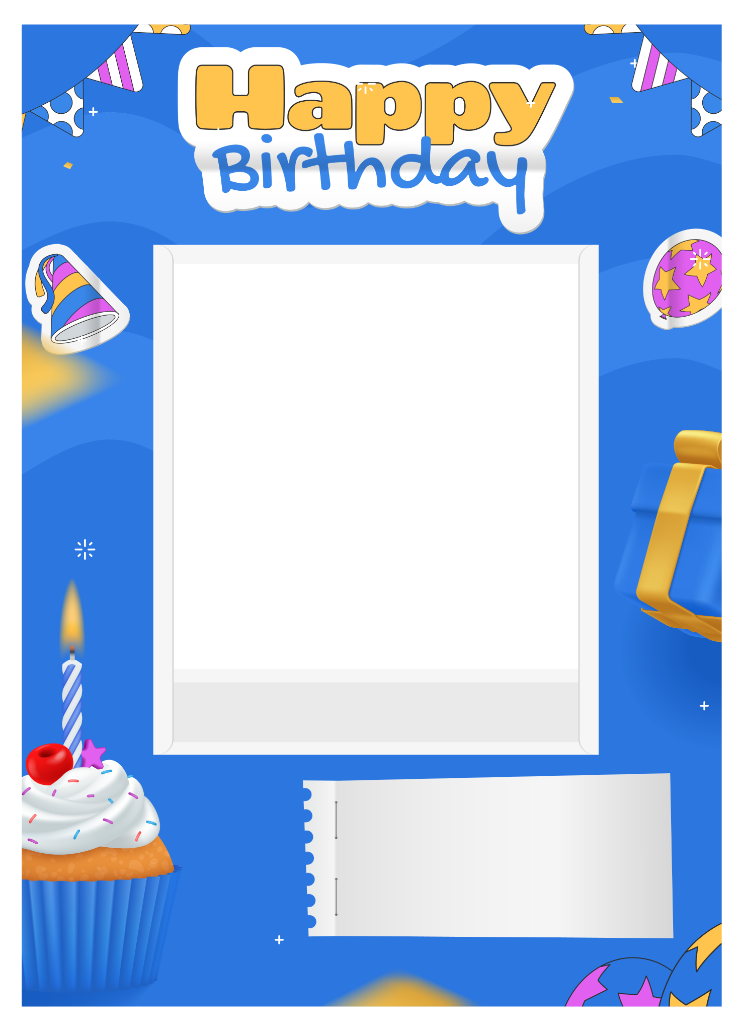 Signature Birthday Photo Canvas