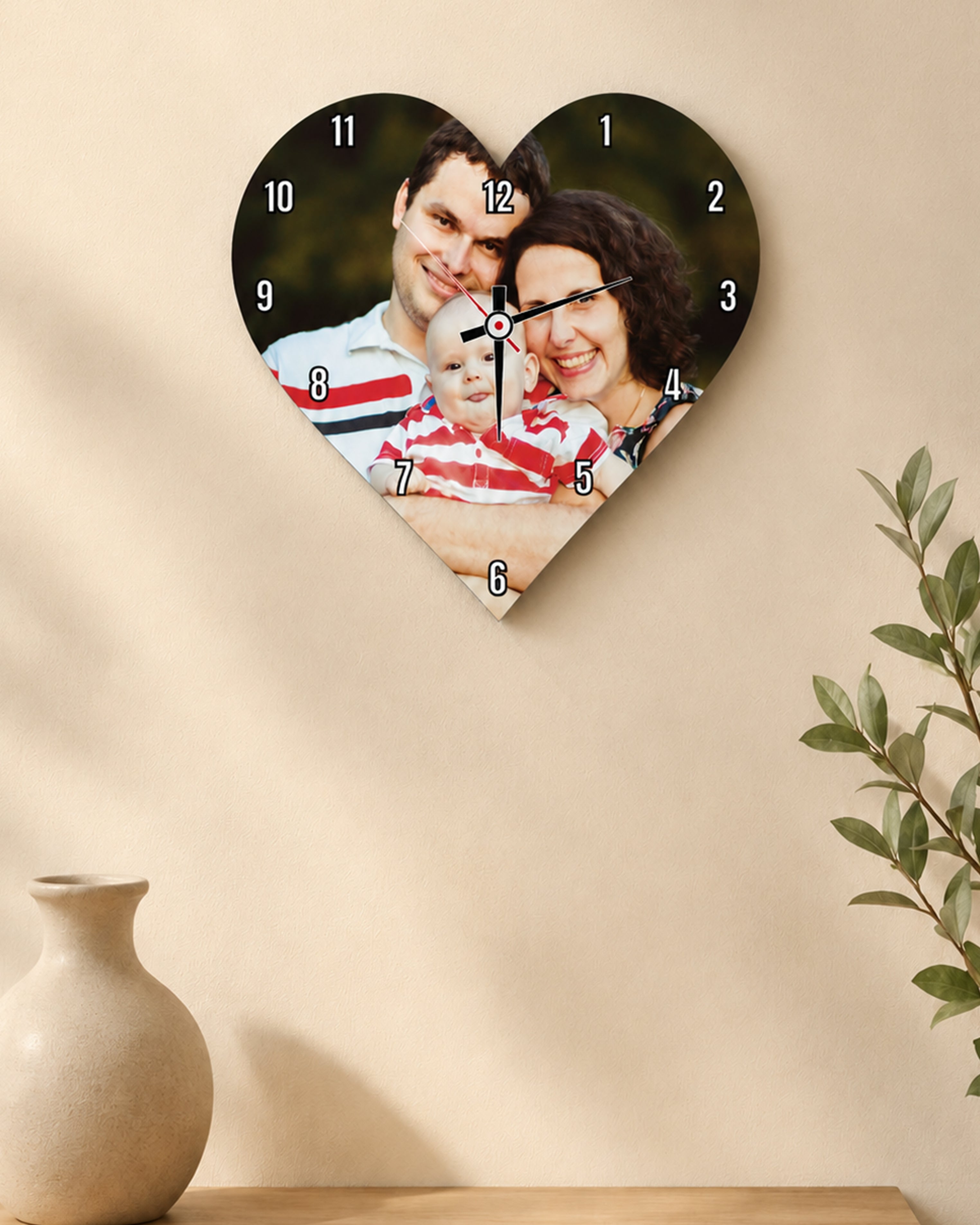 The Heart Frame Custom Wall Clock
