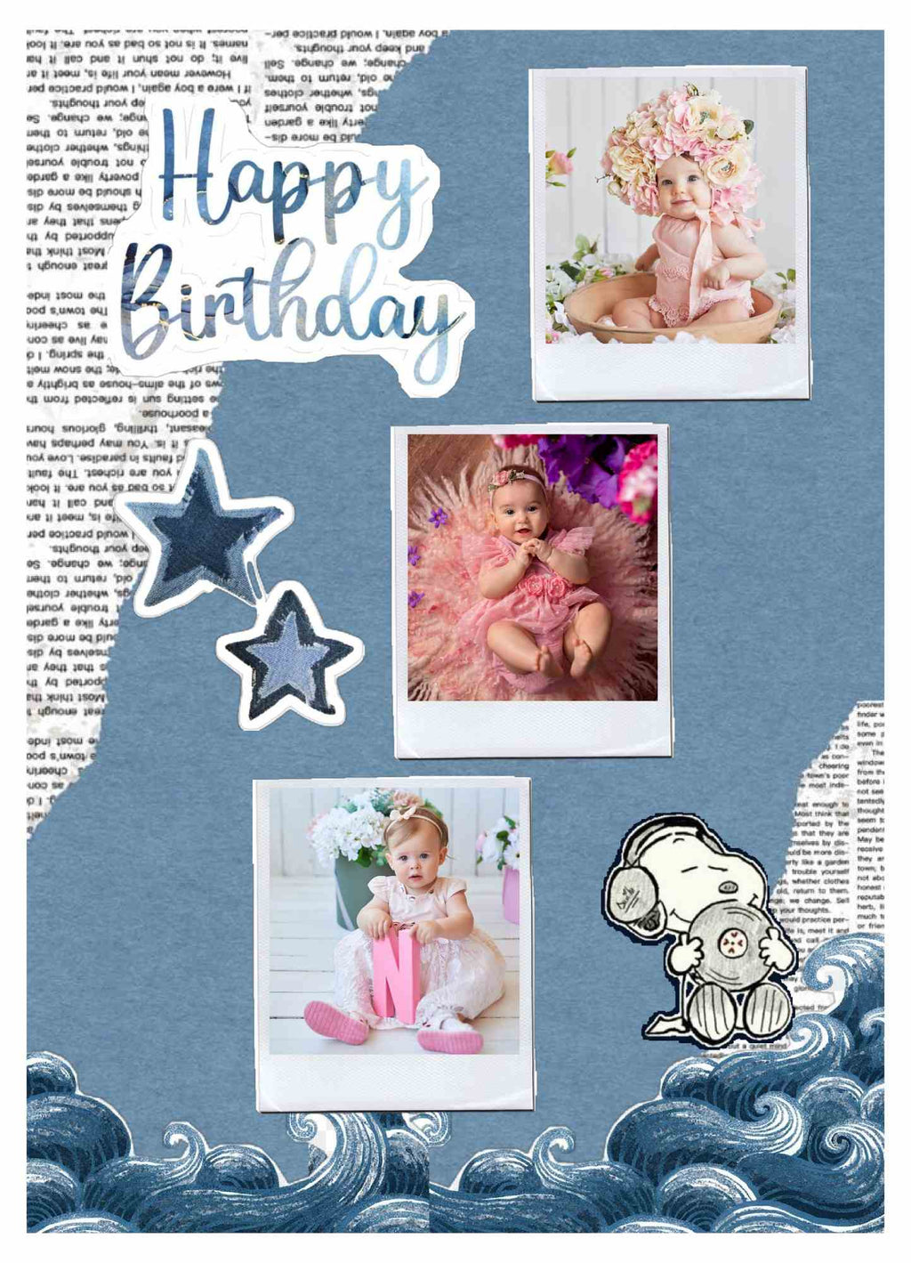 Starlit Ocean Celebration Frame
