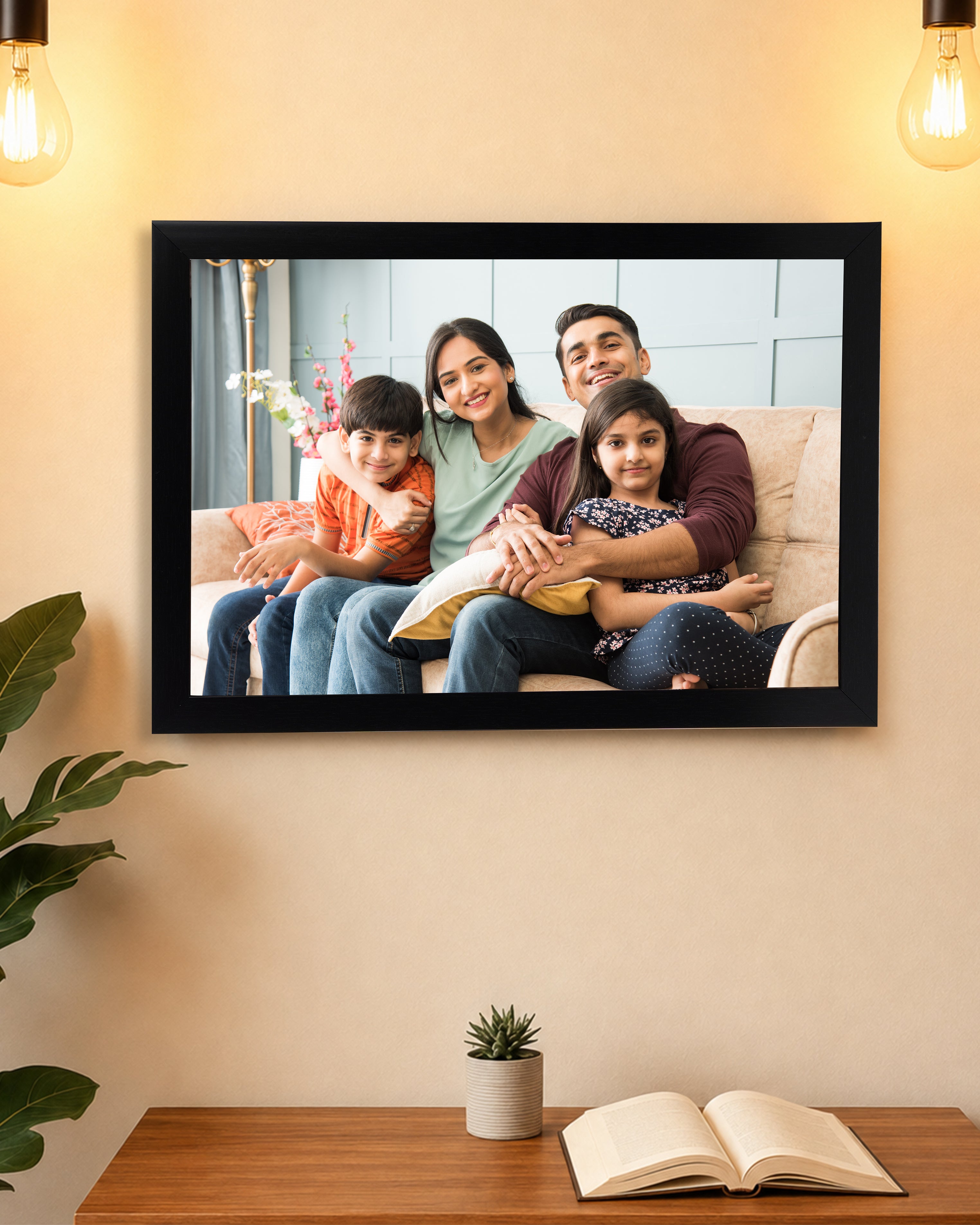 Urban Matte Black Custom Wall Frame