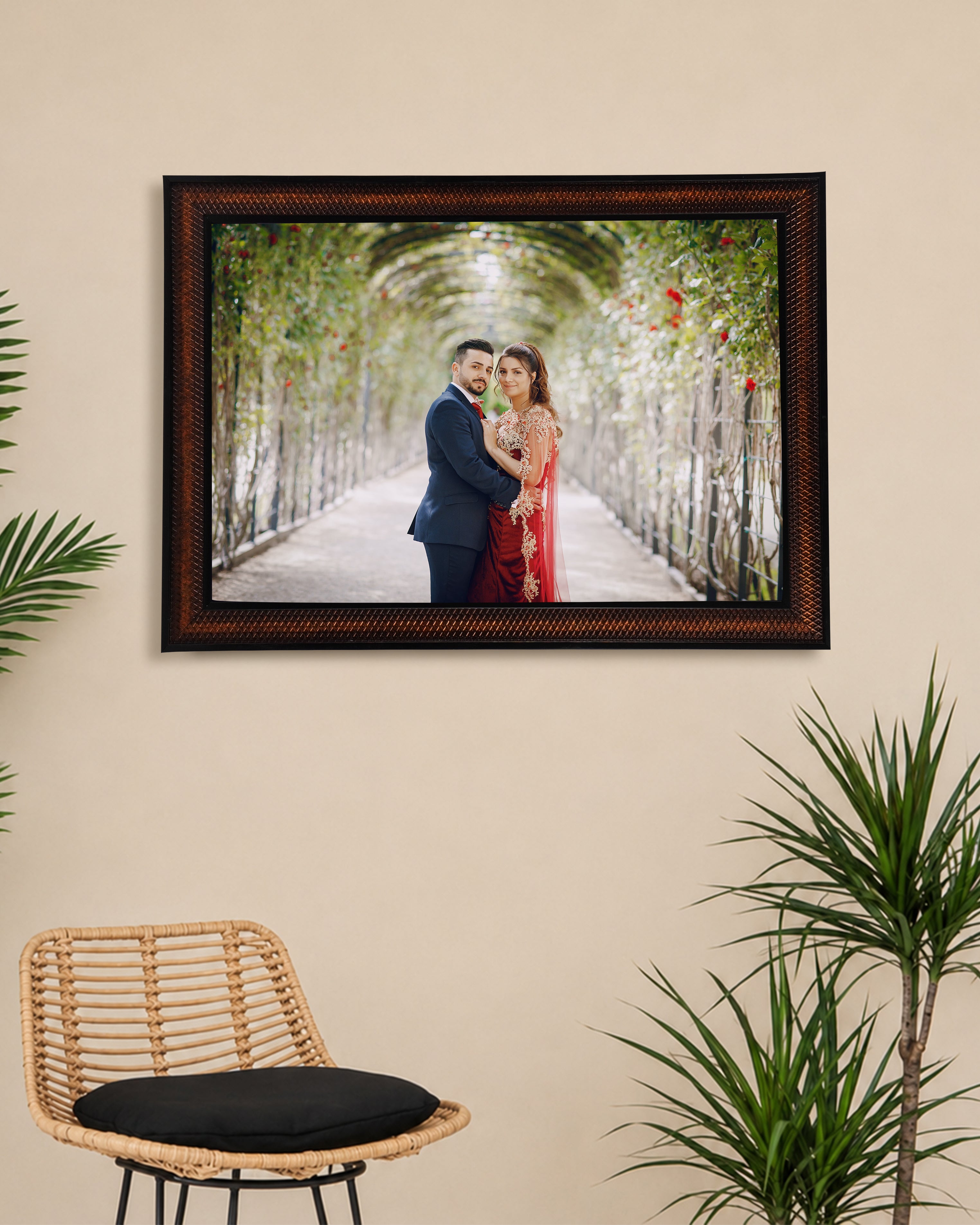 The Royale Textured Carved Wall Frame