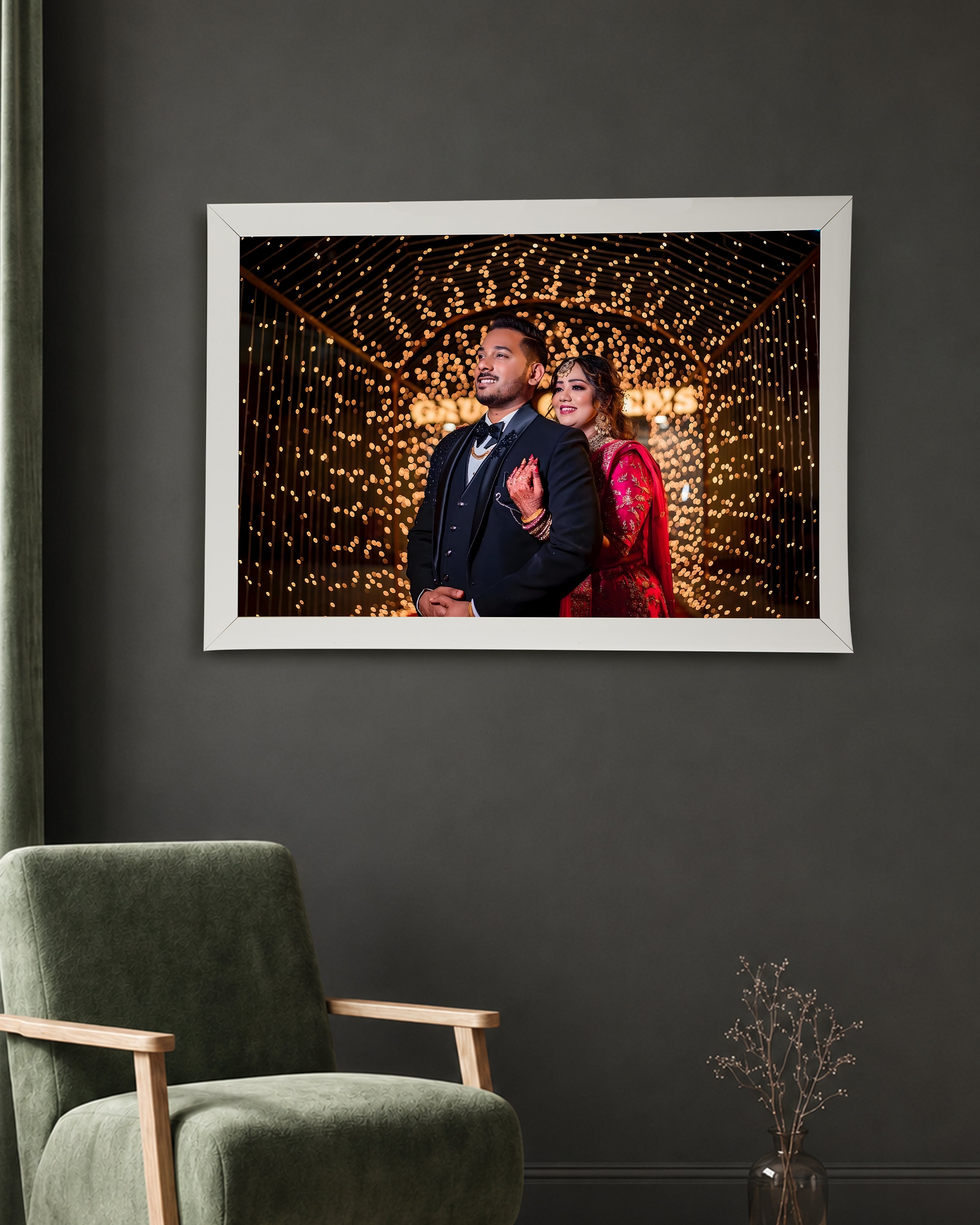 The Pure White Studio Wall Frame